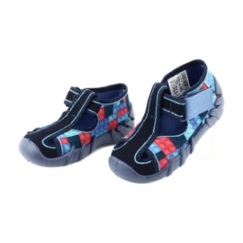 Chaussures enfant Befado 190P095 rouge bleu marine bleu 3