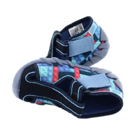 Chaussures enfant Befado 190P095 rouge bleu marine bleu 5