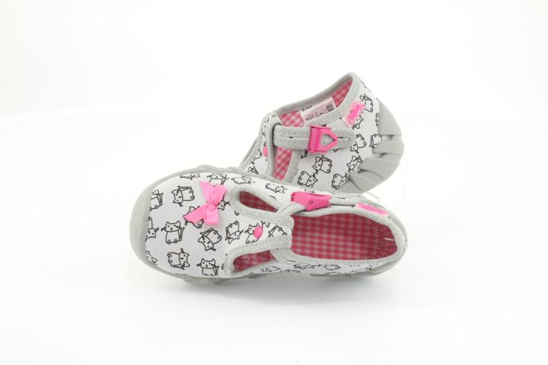 Chaussures enfant Befado 110P377 noir rose argent gris 5