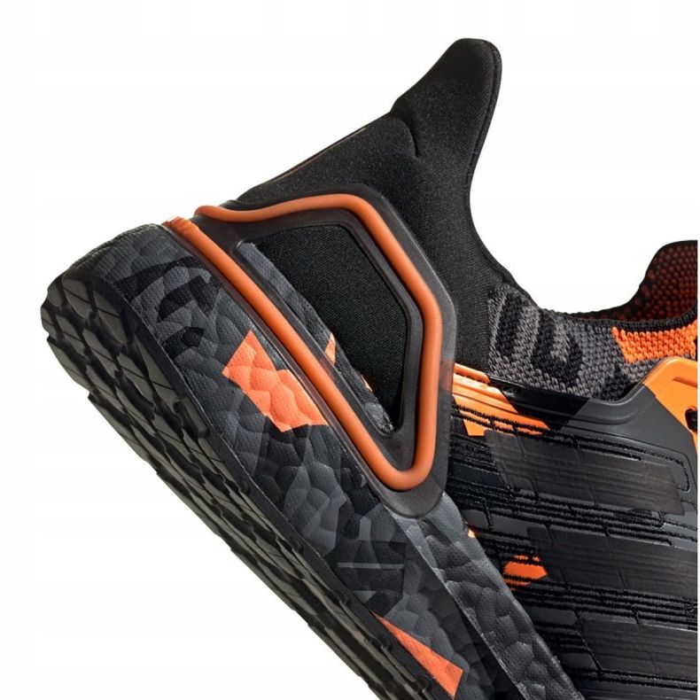 Chaussures de course adidas Ultraboost 20 Pb M FV8330 le noir multicolore orange 2