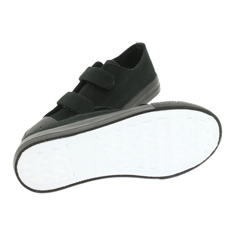 Atletico Baskets Velcro noires TDZ-7-V 4