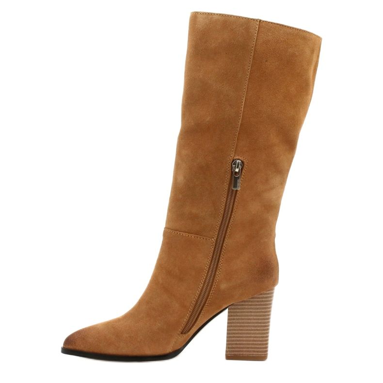 Bottes de cowboy en daim Big Star GG274345 Camel brun jaune 1 Bottes de cowboy en daim Big Star GG274345 Camel brun jaune 1