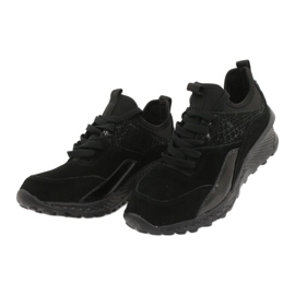 Filippo Chaussures de sport glissantes avec une chaussette DP1531 / 20 BK le noir 2