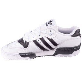 Chaussures Adidas Rivalry Low M EG8062 blanc noir 1