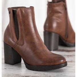Weide Bottes confortables sur un poteau brun 4