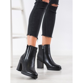 Weide Bottes confortables sur un poteau le noir 4