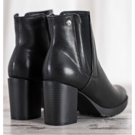 Weide Bottes confortables sur un poteau le noir 2