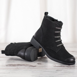 SHELOVET Bottes confortables pour femmes noir 1