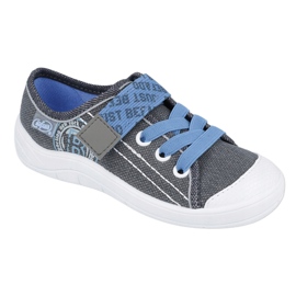 Chaussures enfant Befado 251X129 bleu gris 1
