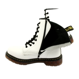 Bottes Blanches Mckey GL429 WH le noir 3