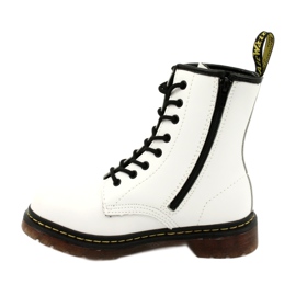 Bottes Blanches Mckey GL429 WH le noir 1