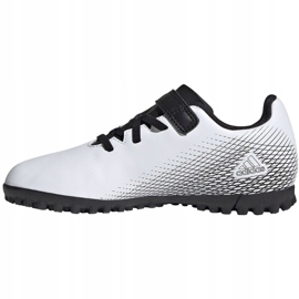 Chaussures de foot Adidas X GHOSTED.4 H&L Tf Jr FW9573 multicolore blanche 2 Chaussures de foot Adidas X GHOSTED.4 H&L Tf Jr FW9573 multicolore blanche 2
