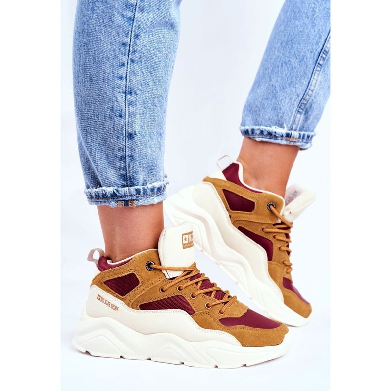 Chaussures de sport pour femmes Big Star Beige GG274646 1