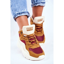 Chaussures de sport pour femmes Big Star Beige GG274646 2