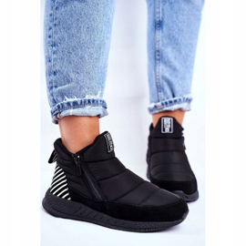 Bottes de neige pour jeunes femmes Big Star Black GG274470 le noir 1