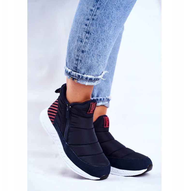 Bottes de neige pour jeunes femmes Big Star Navy Blue GG274471 bleu marin 1