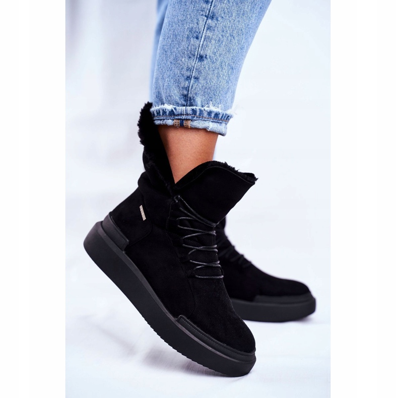 Bottes de neige pour femmes Big Star Black GG274990 noir 1