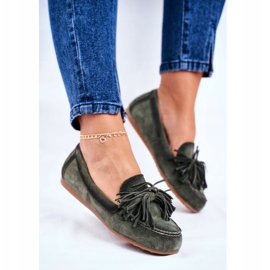 Mocassins Femme Maciejka Cuir Olive 04830-24 vert 1 Mocassins Femme Maciejka Cuir Olive 04830-24 vert 1