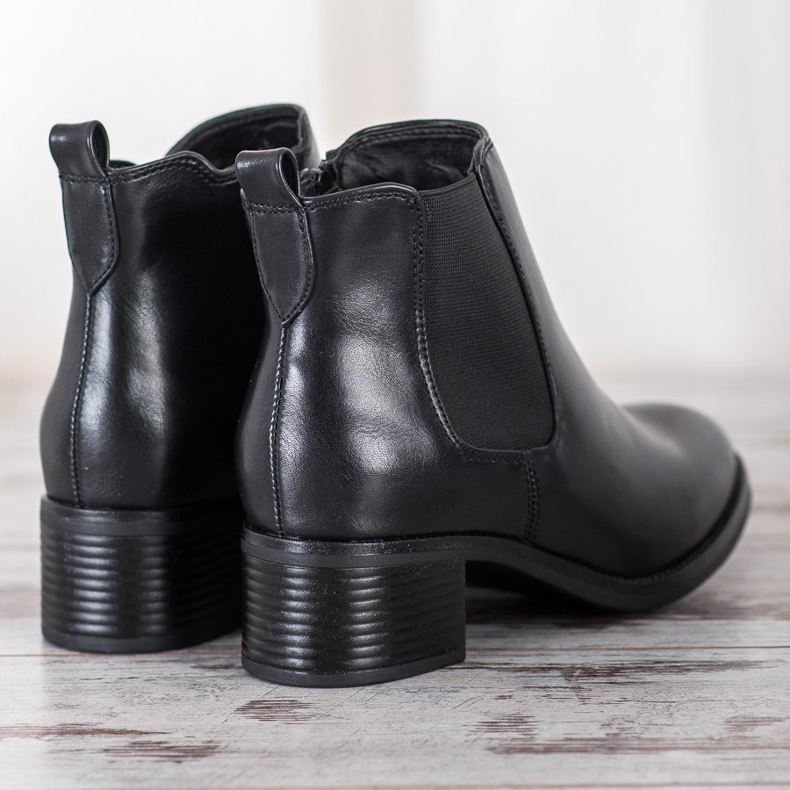 Goodin Bottes noires classiques le noir 1