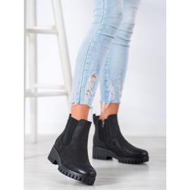 Goodin Bottines Chelsea On Platfortma noir 1