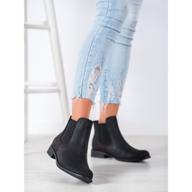 Goodin Bottines Chelsea à enfiler le noir 1 Goodin Bottines Chelsea à enfiler le noir 1