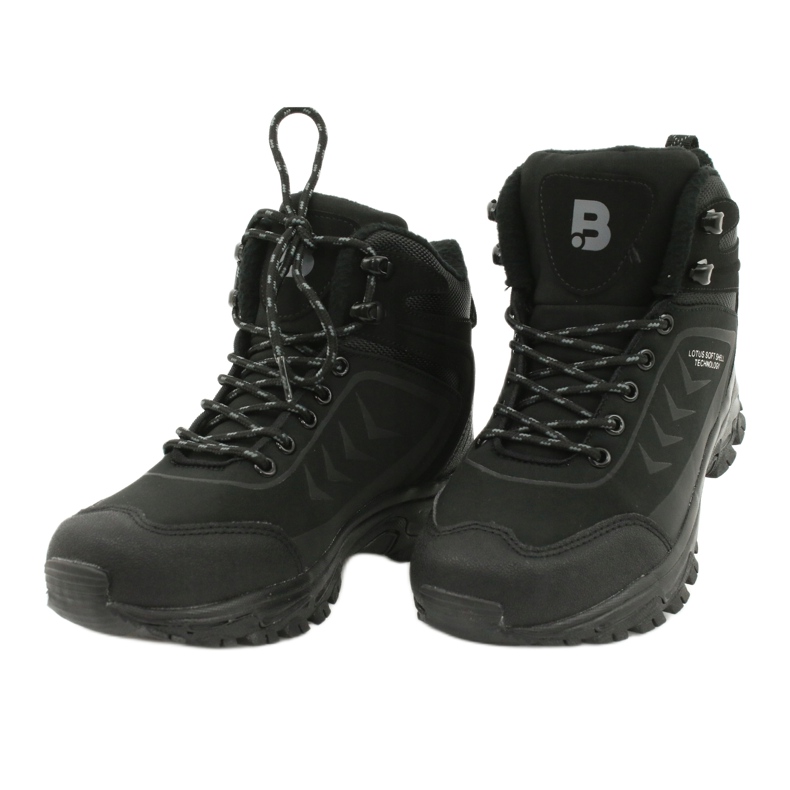 McBraun Softshell haute sport trekking noir 9TR37-1405 2