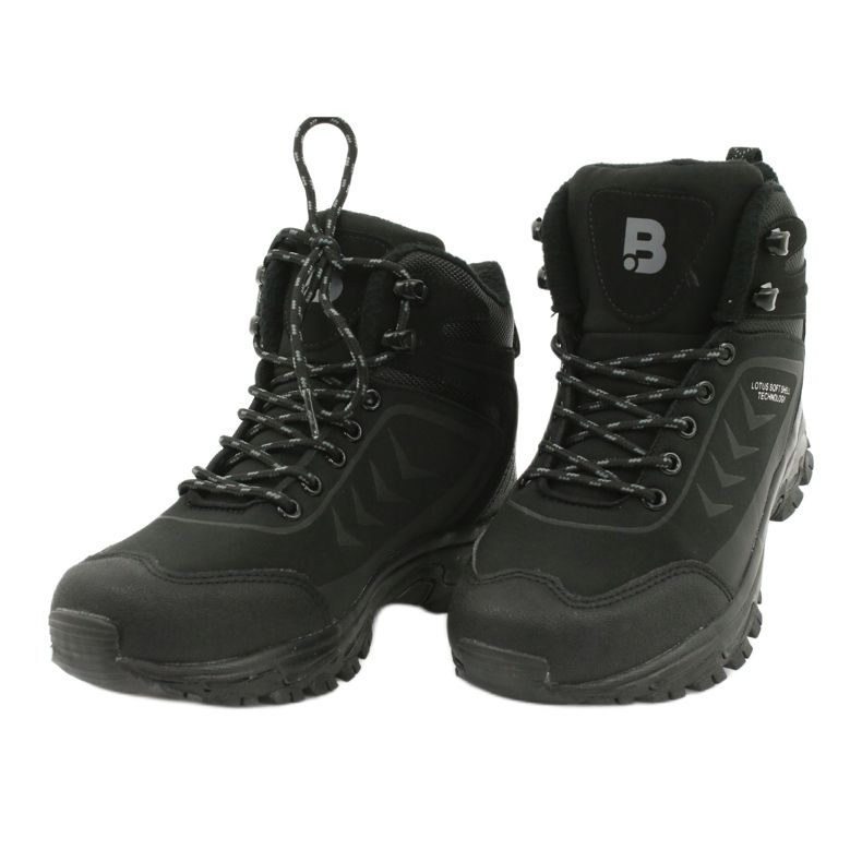 McBraun Softshell haute sport trekking noir 9TR37-1403 1