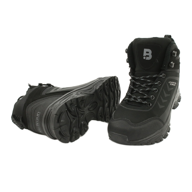 McBraun Softshell haute sport trekking noir 9TR37-1403 2