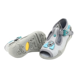 Chaussures pour enfants Befado 213P121 bleu argent 4 Chaussures pour enfants Befado 213P121 bleu argent 4