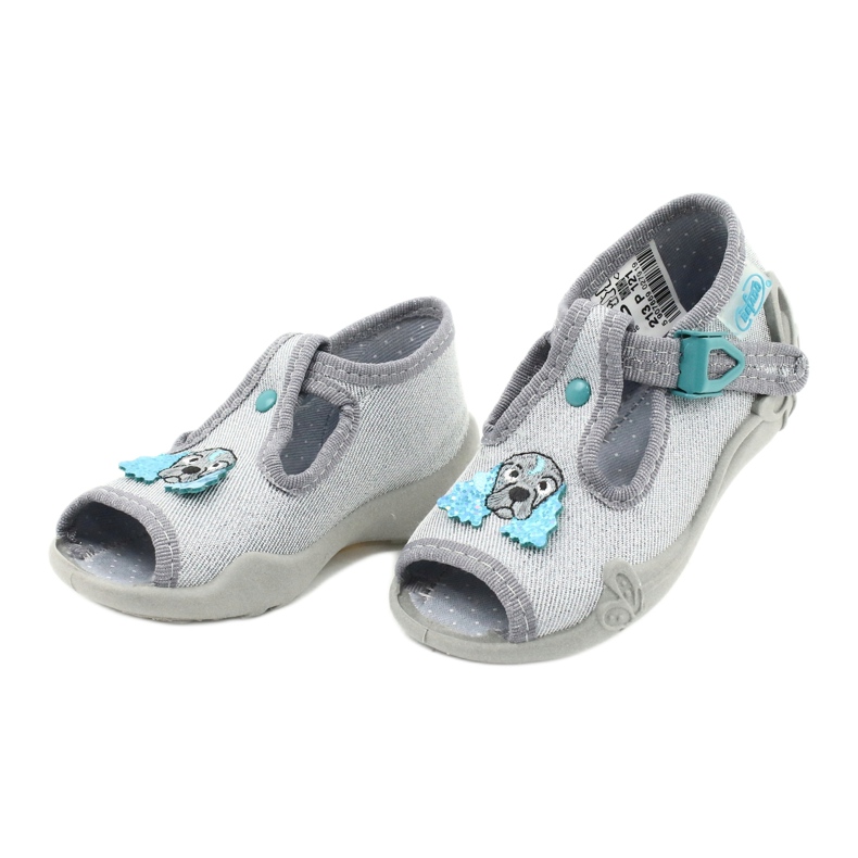 Chaussures pour enfants Befado 213P121 bleu argent 3 Chaussures pour enfants Befado 213P121 bleu argent 3