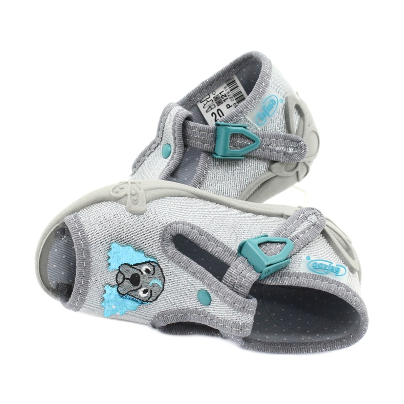 Chaussures pour enfants Befado 213P121 bleu argent 5 Chaussures pour enfants Befado 213P121 bleu argent 5