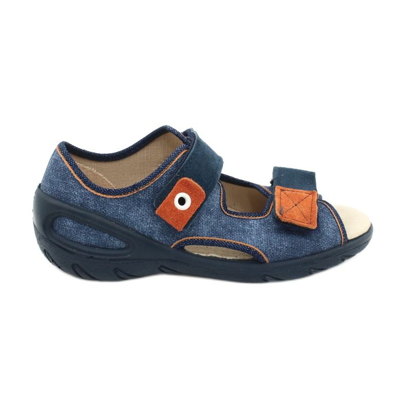 Befado chaussures pour enfants pu 065X140 bleu marine 1