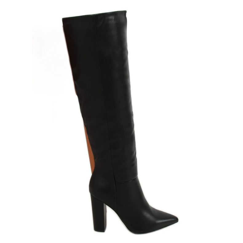 Sur-bottes sur le poteau noir RB42P Noir le noir 2