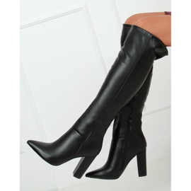 Sur-bottes sur le poteau noir RB42P Noir le noir 5
