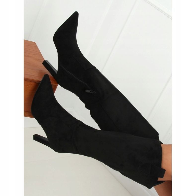 Bottines à talons noires RB72P Noir le noir 1