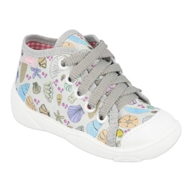 Chaussures enfant Befado 218P061 argent gris multicolore 1