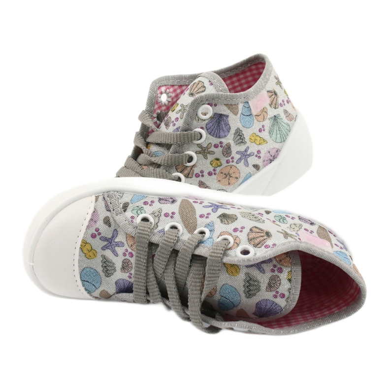 Chaussures enfant Befado 218P061 argent gris multicolore 5
