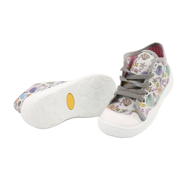 Chaussures enfant Befado 218P061 argent gris multicolore 4