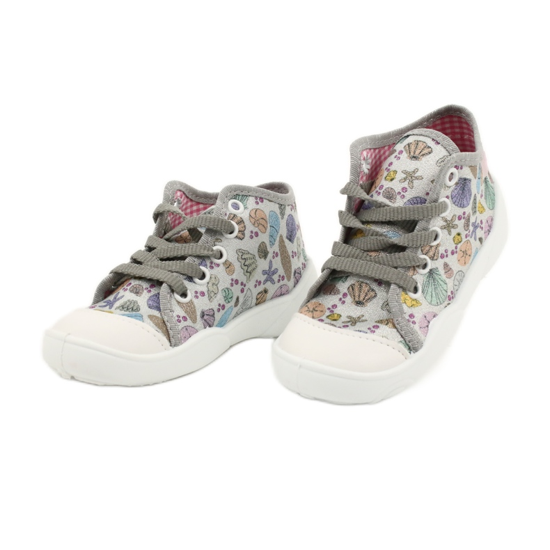 Chaussures enfant Befado 218P061 argent gris multicolore 3