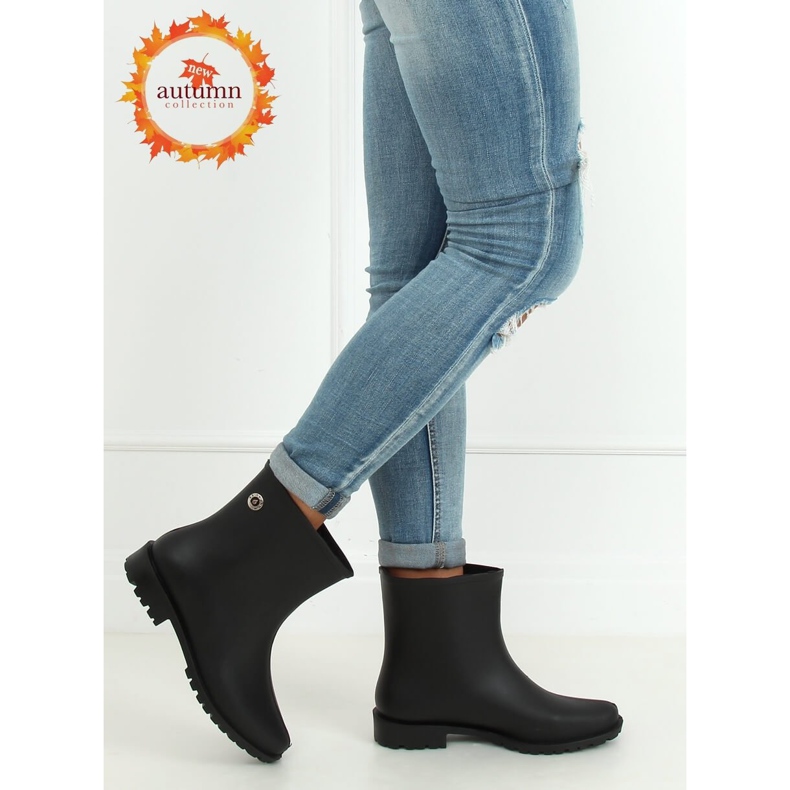 Galoches noires DC11 pour femmes noires mates le noir 1 Galoches noires DC11 pour femmes noires mates le noir 1