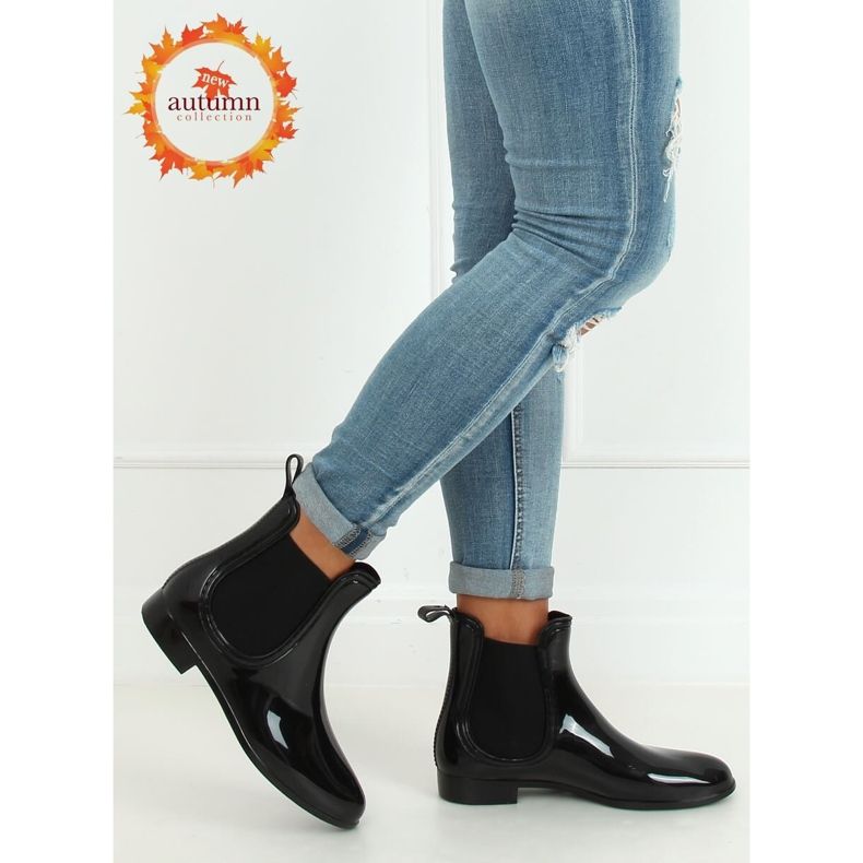 Bottines Jodhpur noires pour femmes DC01P Noir le noir 1