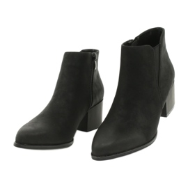 Sergio Leone Bottines à talons BT621 noir le noir 2