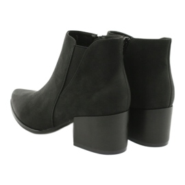 Sergio Leone Bottines à talons BT621 noir le noir 5