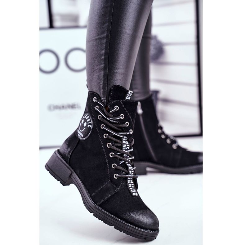 Vinceza Bottes chaudes noires pour femmes Aspen le noir 2