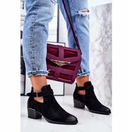 Vinceza Bottes Femme À Talons Hauts Avec Découpes Noir Sicily 1