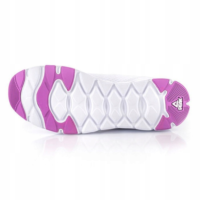 Chaussures de course Peak E43208H W 61189-61194 blanche violet 2 Chaussures de course Peak E43208H W 61189-61194 blanche violet 2