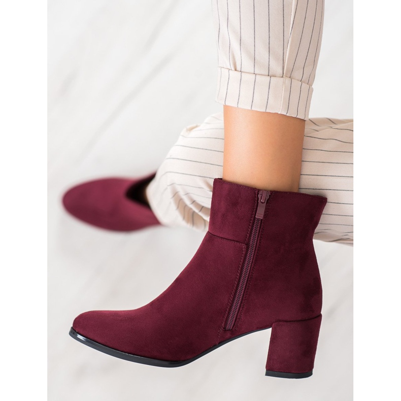 Sergio Leone Bottes bordeaux rouge 2