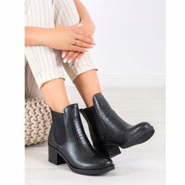 Seastar Bottines Chelsea à Motif le noir 3