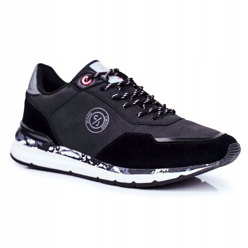 Chaussures de sport pour hommes Cross Jeans Noir GG1R4027C le noir gris 1