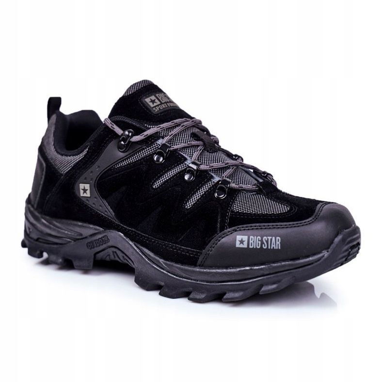 Chaussures de trekking pour hommes Big Star Outdoor Noir GG174282 le noir gris 1